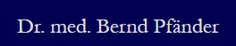 Dr. Bernd Pfänder Psychiater in Berlin