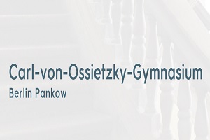Eines der besten Gymnasien in Berlin ist Carl-von-Ossietzky-Gymnasium, logo